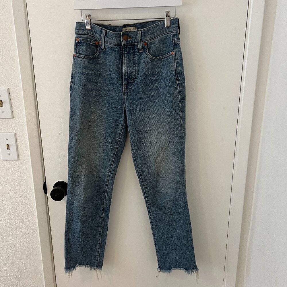 Madewell The Perfect Vintage Crop Jean Medium Wash in Size 26